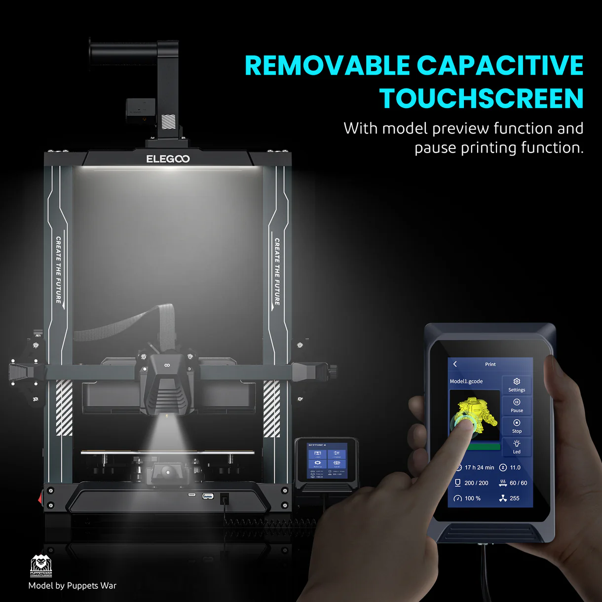 Elegoo Neptune 4 FDM 3D Printer